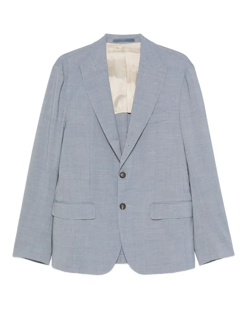 Eleventy peak-lapels single-breasted suit - Blau Blau