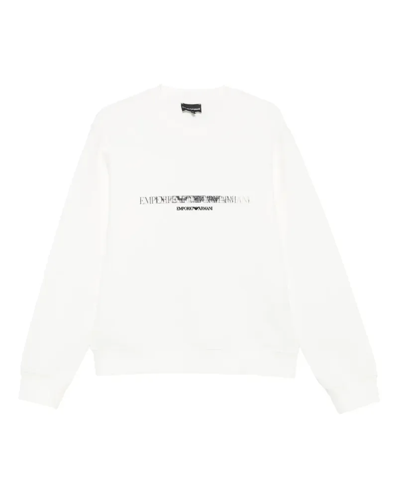 Emporio Armani Sweatshirt mit Logo-Print - Weiß Weiß