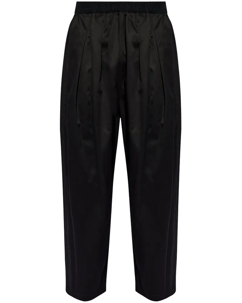 Maison Margiela Hose mit Bundfalten - Schwarz Schwarz
