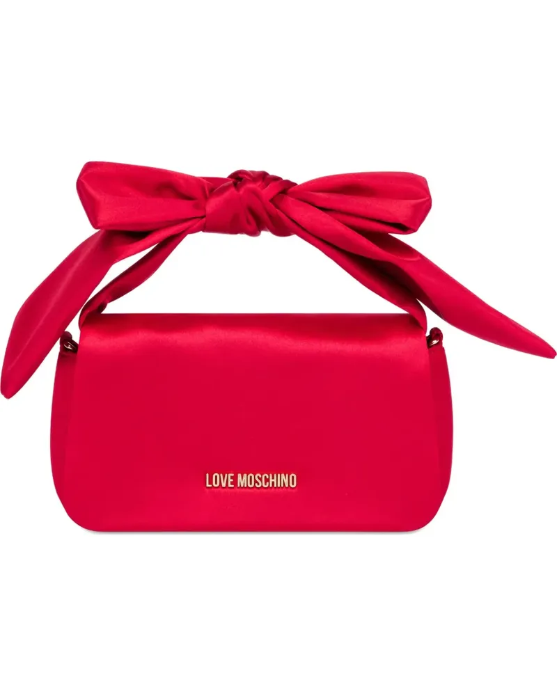 Moschino Tote Bag mit Schleife - Rot Rot