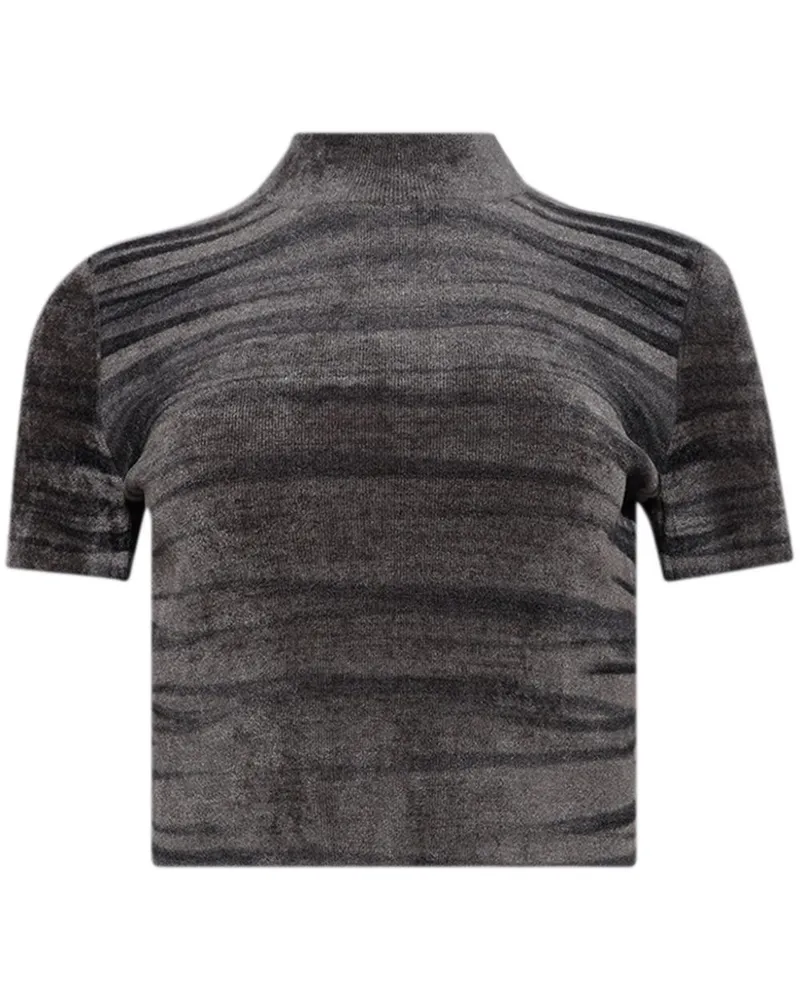 Alexander Wang Hemd mit Animal-Print - Grau Grau