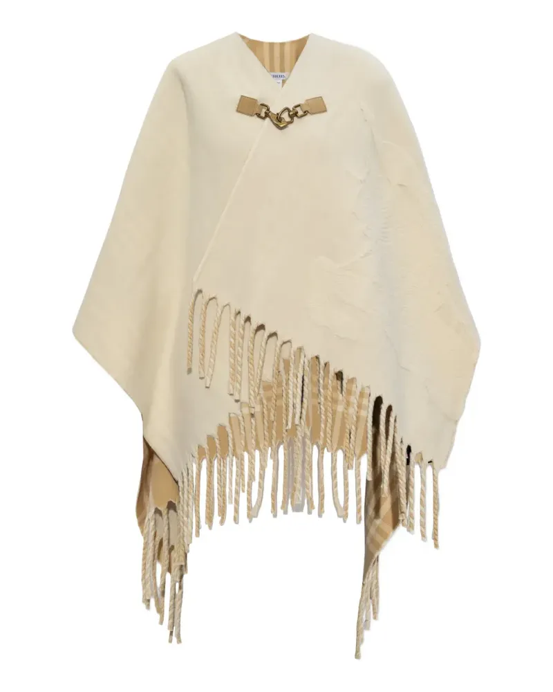 Burberry fringe poncho - Nude Nude
