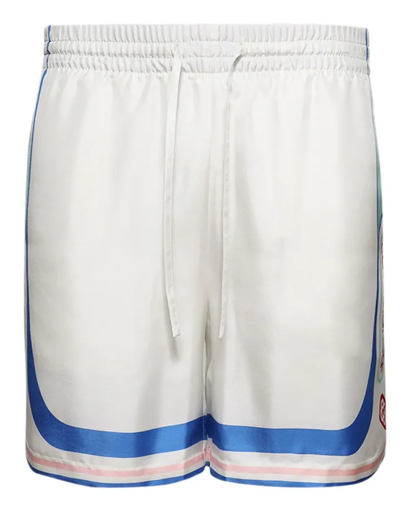 Casablanca Paris Shorts mit Kordelzug - Weiß Weiß