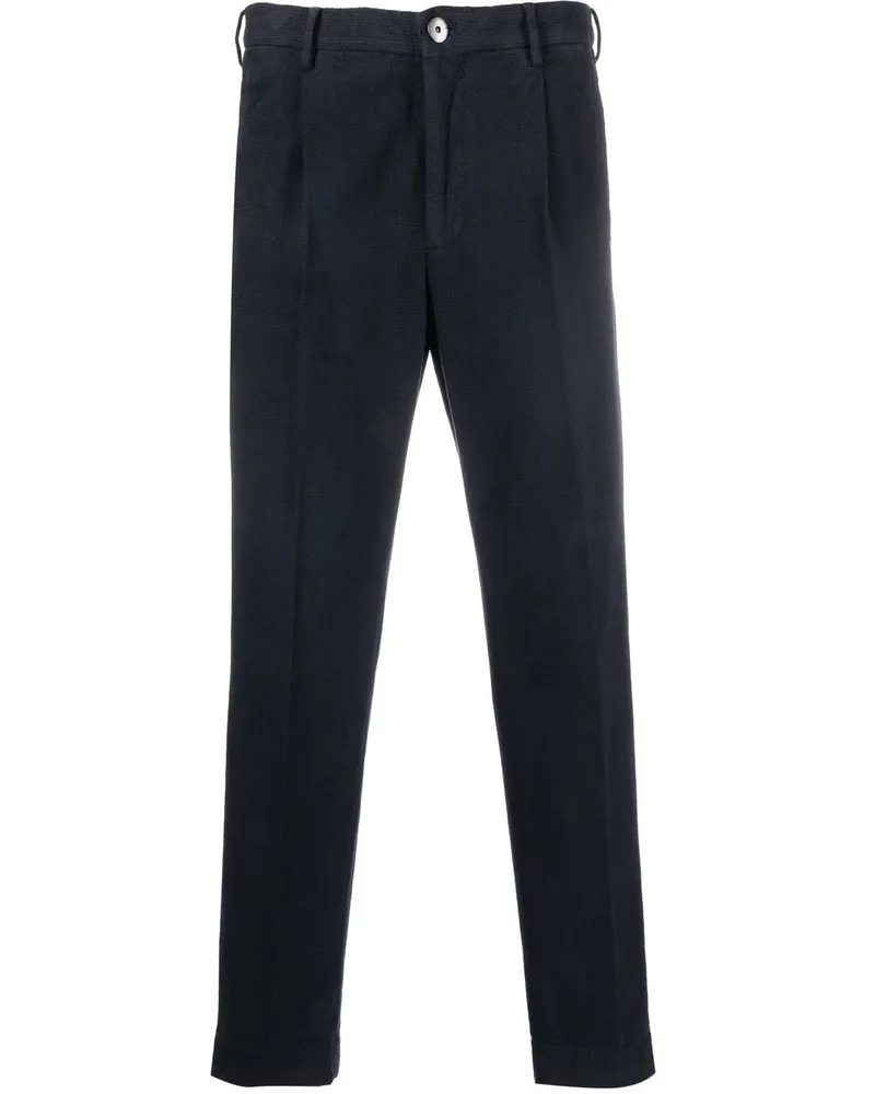 Incotex Klassische Tapered-Hose - Blau Blau