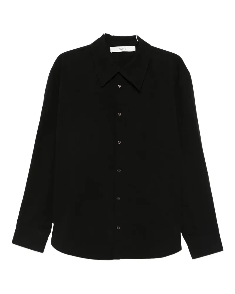 Séfr Trino shirt - Schwarz Schwarz