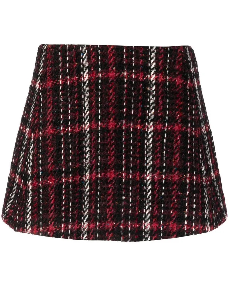 Marni Tweed-Minirock in A-Linie - Rot Rot
