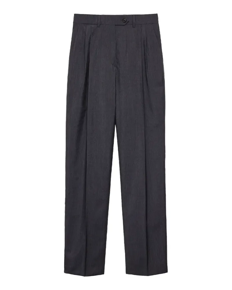 Prada light mohair pants - Grau Grau