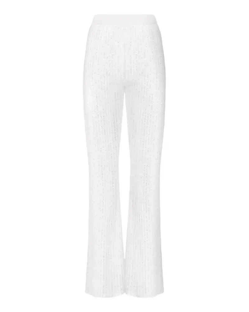 Missoni flared sequins trousers - Weiß Weiß