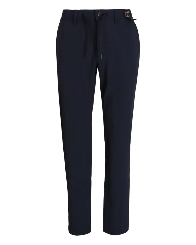 HUGO BOSS Straight-Leg-Hose mit Kordelzug - Blau Blau