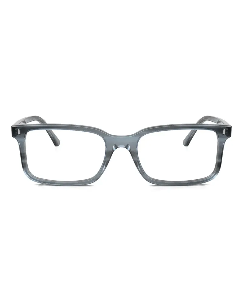 Ray Ban Brille mit eckigem Gestell - Grau Grau