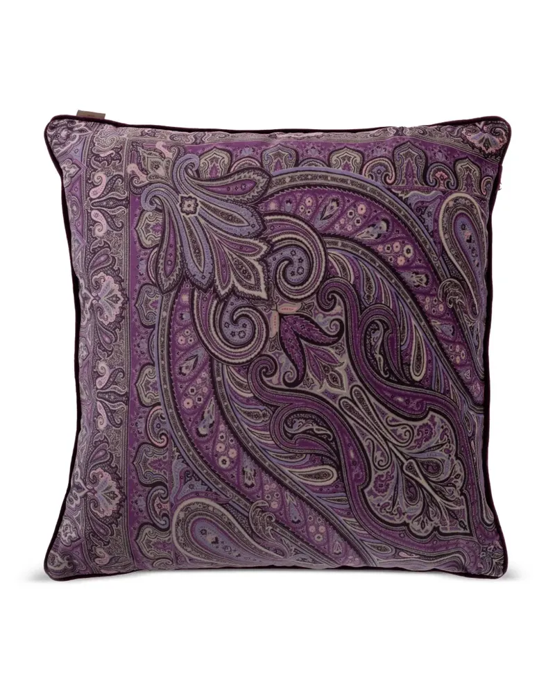 Etro Kissen mit Paisleymuster (60cm x 60cm) - Violett Violett