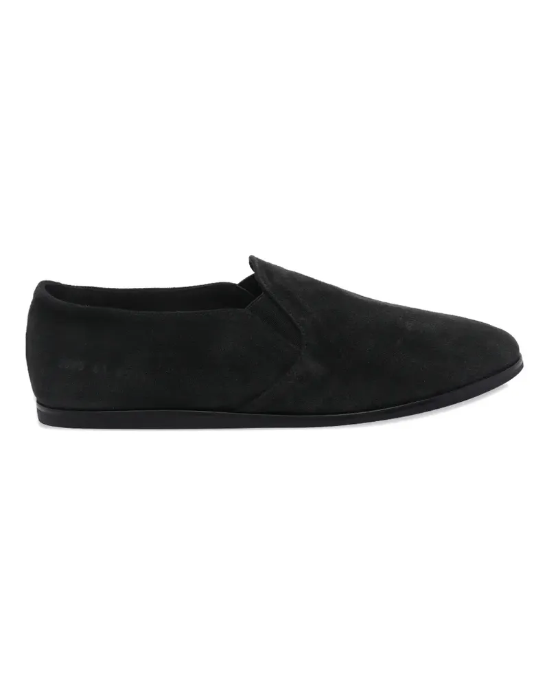Common Projects round toe suede sneakers - Schwarz Schwarz