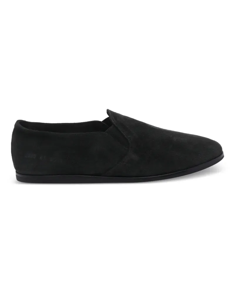 Common Projects round toe suede sneakers - Schwarz Schwarz