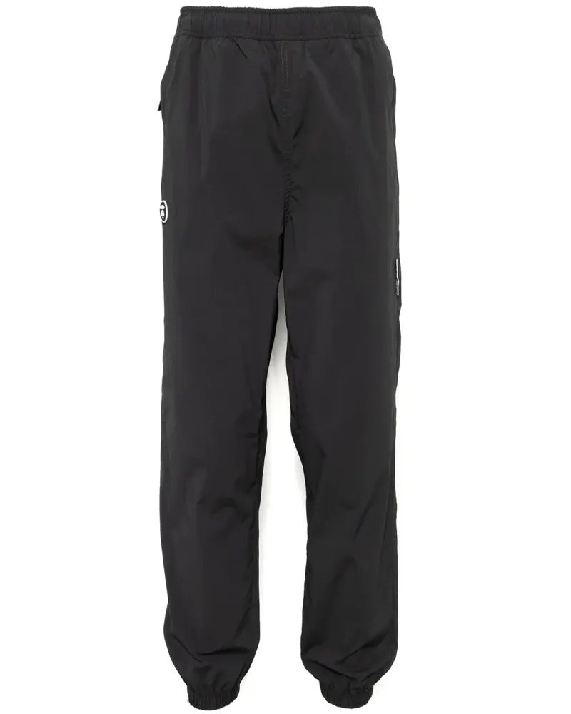 BAPE Hose mit Logo-Patch - Grau Grau