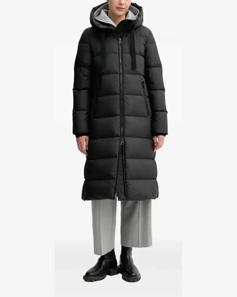 Marc O'Polo Gefütterter Kapuzenmantel - Schwarz Schwarz