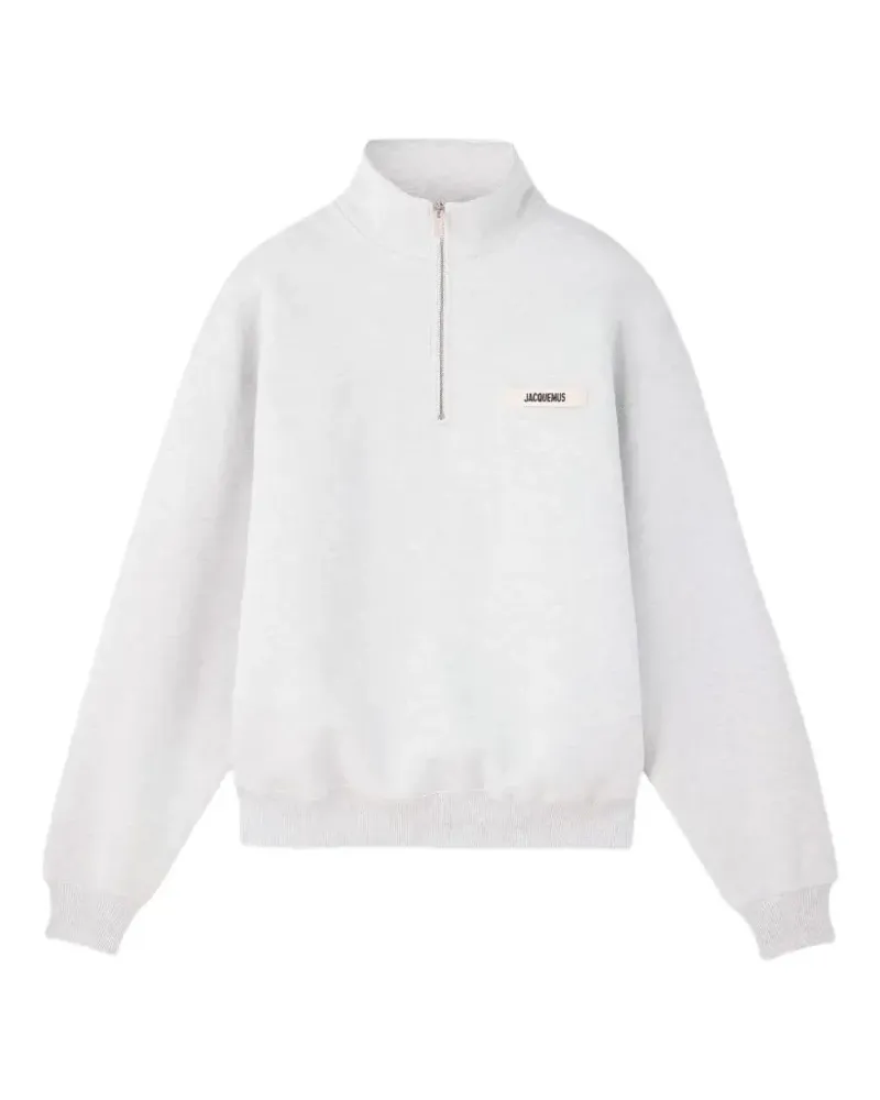 Jacquemus Le Camionneur quarter-zip sweatshirt - Grau Grau
