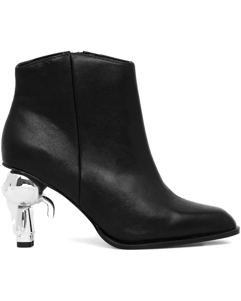 Karl Lagerfeld Ikon Island Stiefel 80mm - Schwarz Schwarz