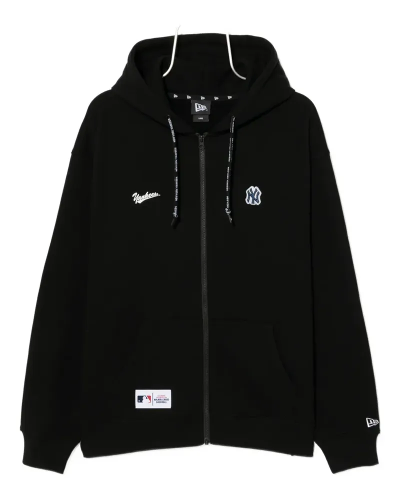 New Era Hoodie mit Logo-Stickerei - Schwarz Schwarz