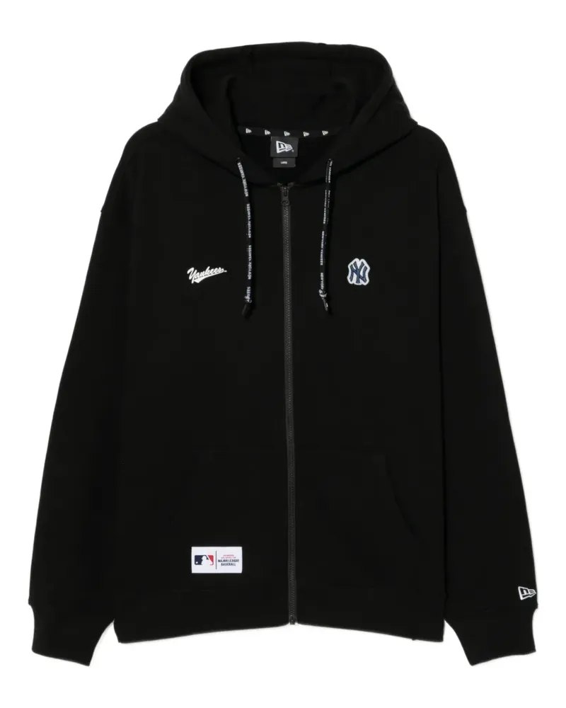 New Era Hoodie mit Logo-Stickerei - Schwarz Schwarz