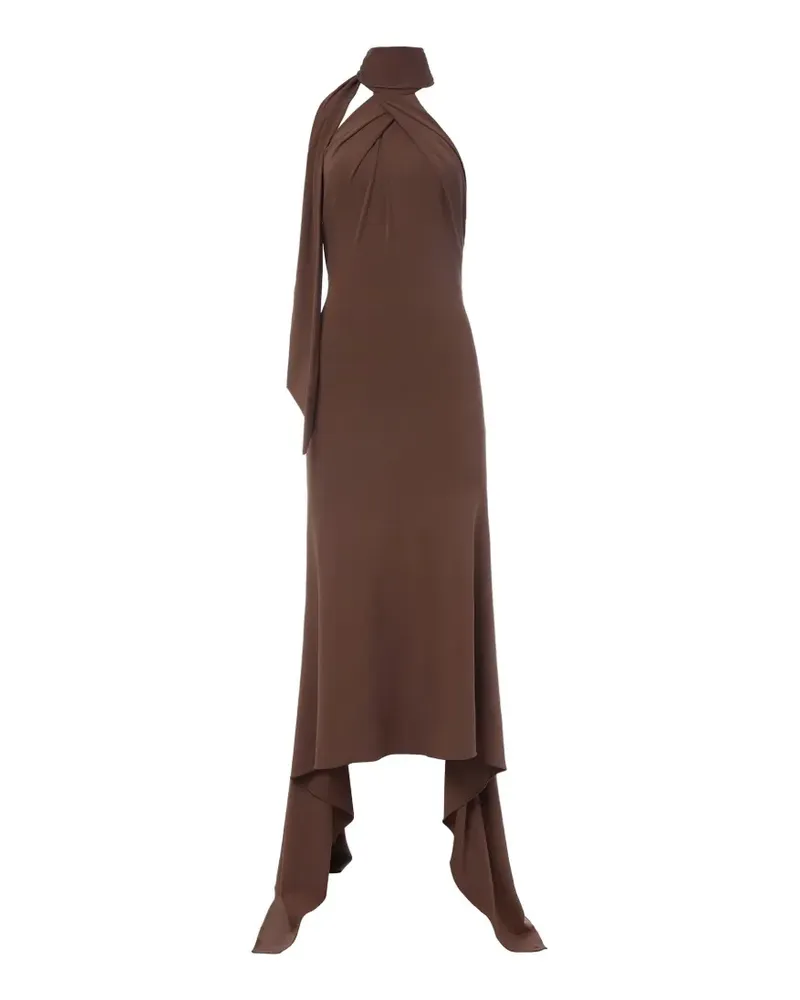 Monse Asymmetrisches Midikleid - Braun Braun