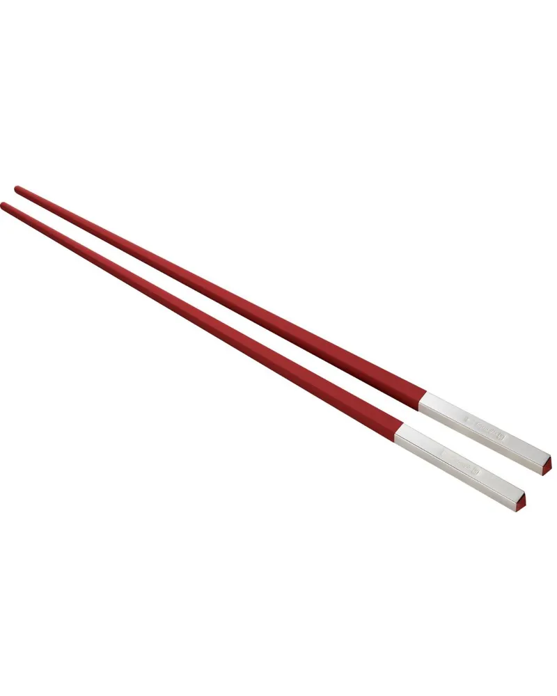 Christofle Uni Set aus Essstäbchen und Pantoletten - Silber Silber