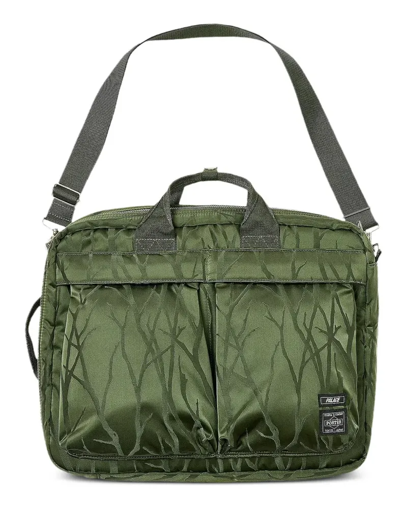 PALACE Porter 3-Wege-Aktentasche mit Jacquardmuster - Grün Grün