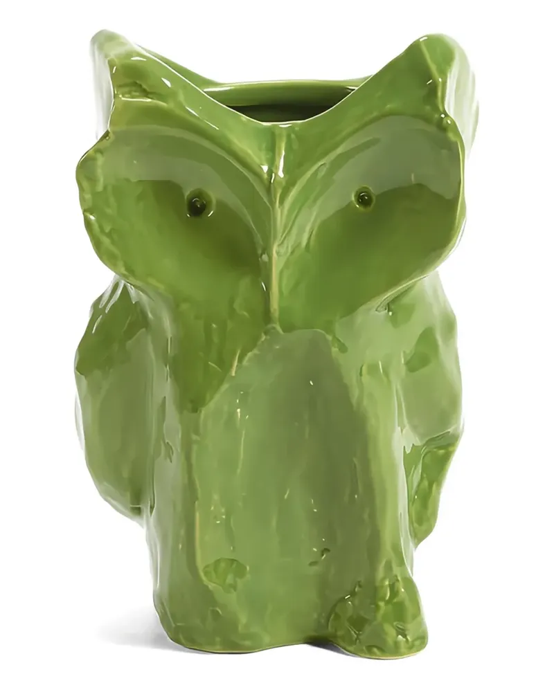 Serax x Marni owl-shaped ceramic vase (19.5cmx19.5cmx30cm) - Grün Grün