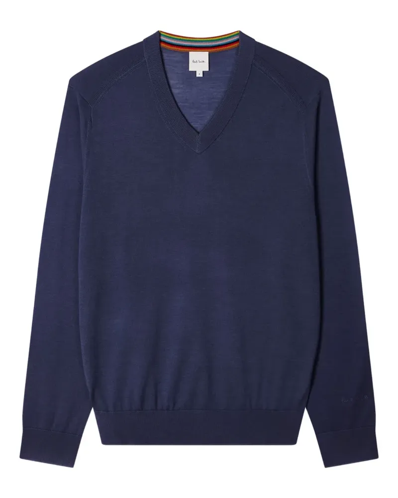 Paul Smith Pullover mit V-Ausschnitt - Blau Blau