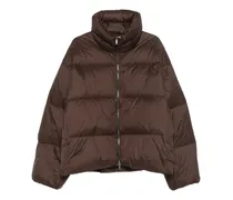 Wattierte Injection Jacke - Braun