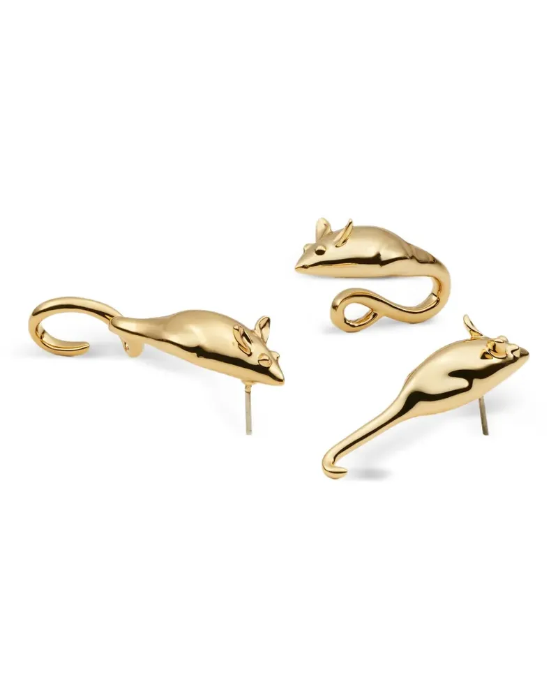 Tory Burch Mice Ohrringe (3er-Set) - Gold Gold