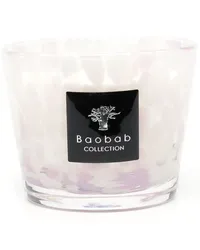 Baobab Collection White Pearls Kerze Weiß