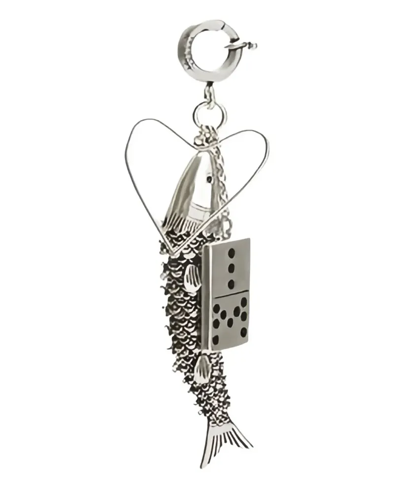 Isabel Marant fish domino keyring - Silber Silber