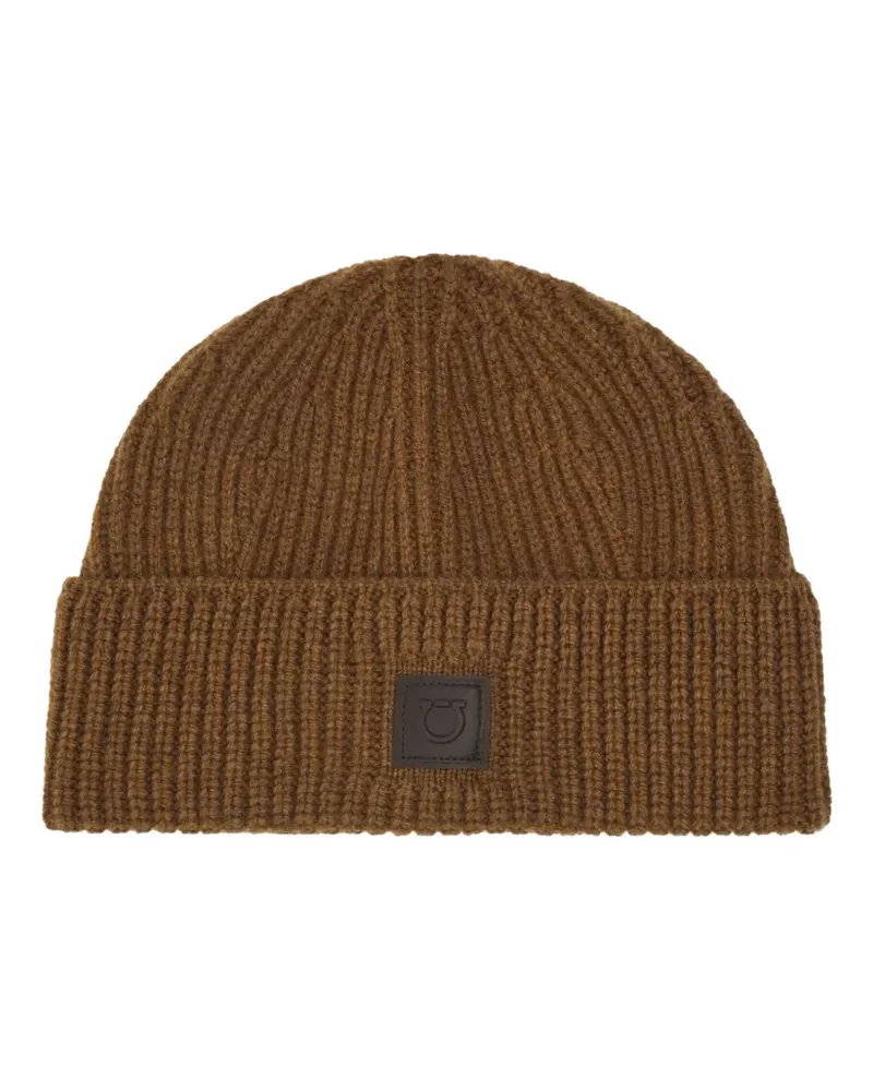 Ferragamo Klassische Beanie - Braun Braun