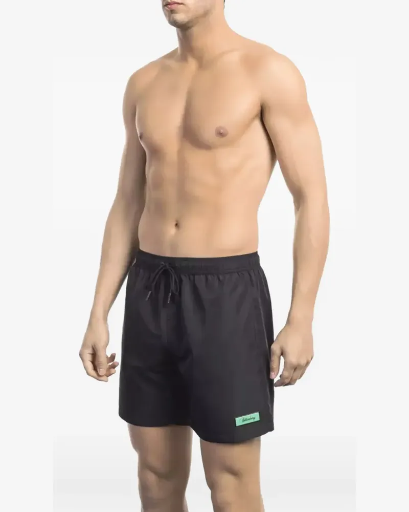 Bikkembergs Badeshorts mit Kordelzug - Schwarz Schwarz