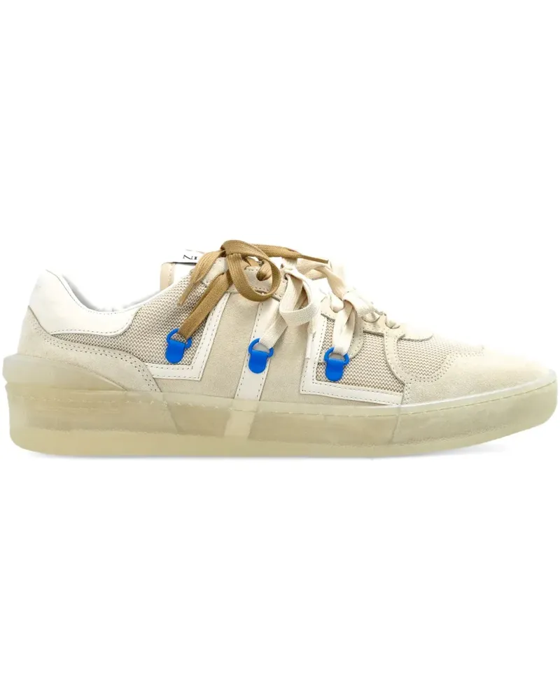 Lanvin Sneakers mit Kontrasteinsätzen - Nude Nude