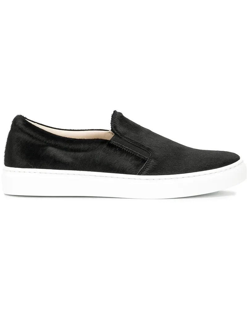 MADISON.MAISON Slip-On-Sneakers mit runder Kappe Schwarz