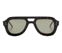 Getönte Pilotenbrille - Braun