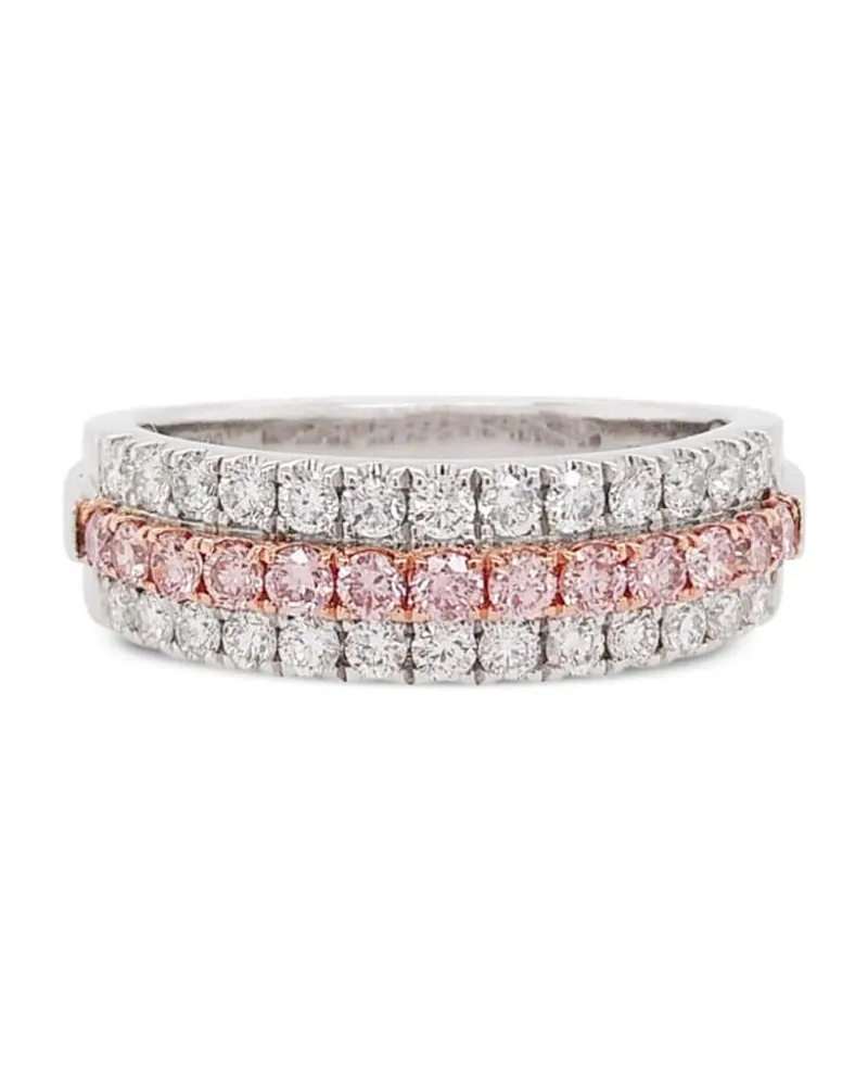 HYT Jewelry Ring aus Platin mit Diamanten - Silber Silber