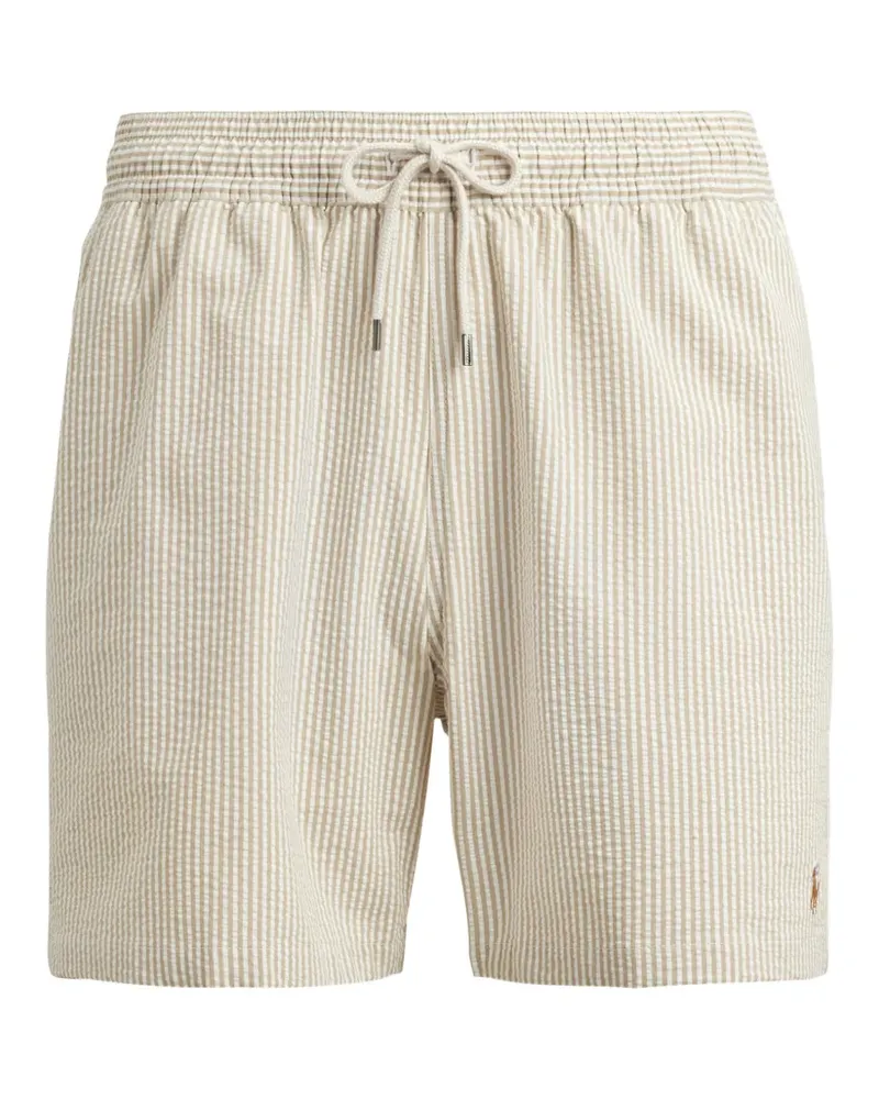 Ralph Lauren seersucker drawstring swim shorts - Nude Nude
