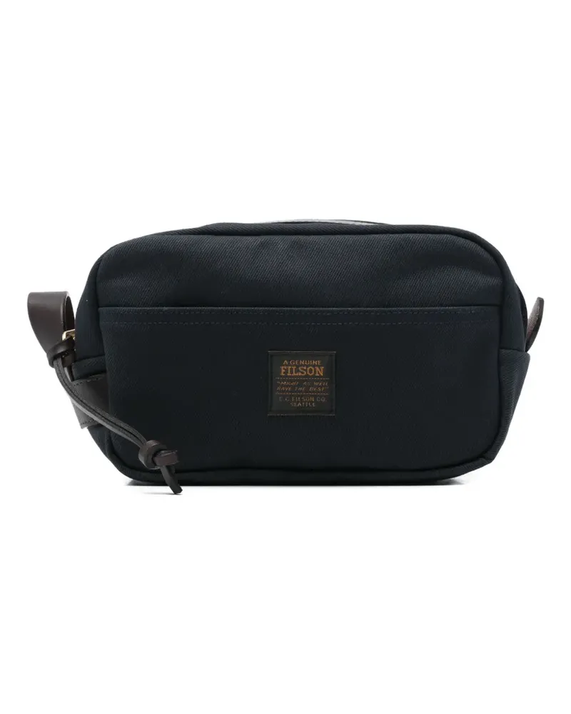 Filson Kulturbeutel mit Reißverschluss - Blau Blau