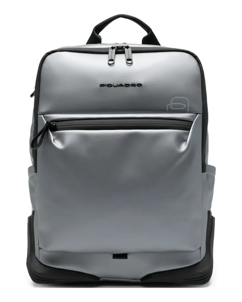 Piquadro Corner 2.0 backpack - Silber Silber