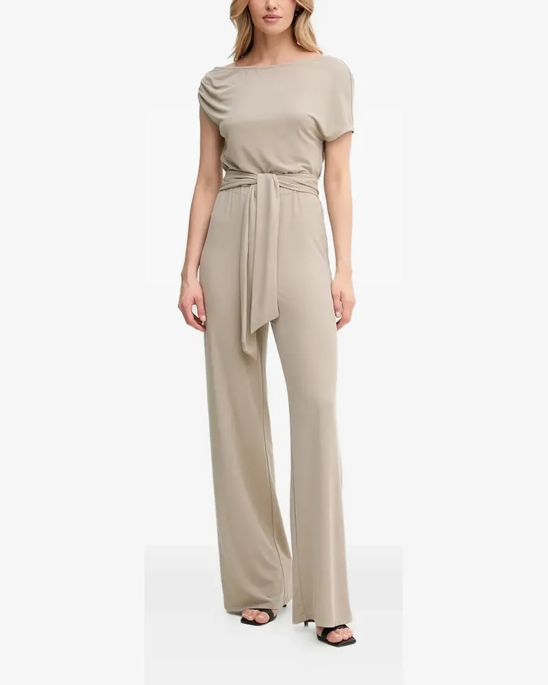 Guess Drapierter Jumpsuit mit Gürtel - Nude Nude