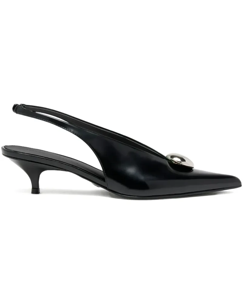 Proenza Schouler Pumps aus Leder - Schwarz Schwarz