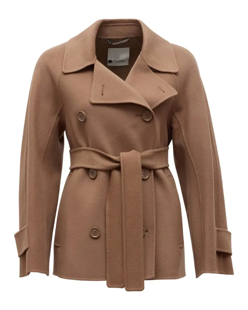 Max Mara double-breasted belted coat - Braun Braun