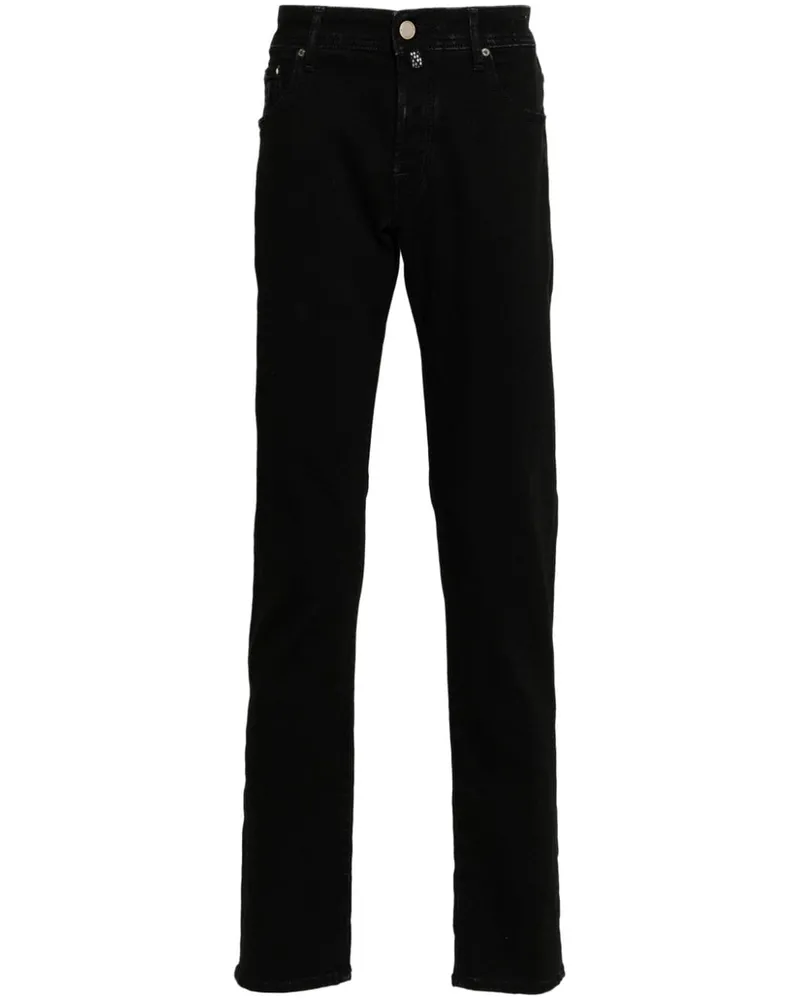 Jacob Cohën Nick Slim Jeans - Schwarz Schwarz