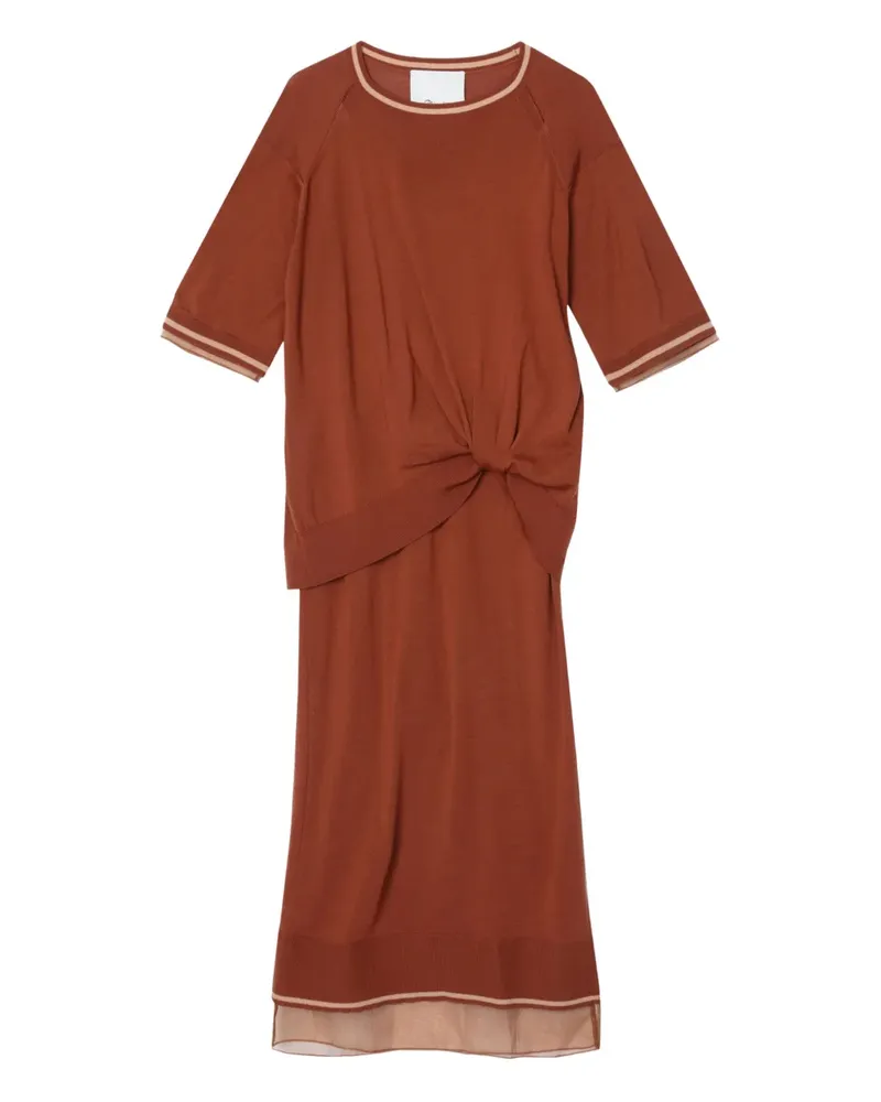 3.1 phillip lim Kleid mit Twist-Detail - Braun Braun