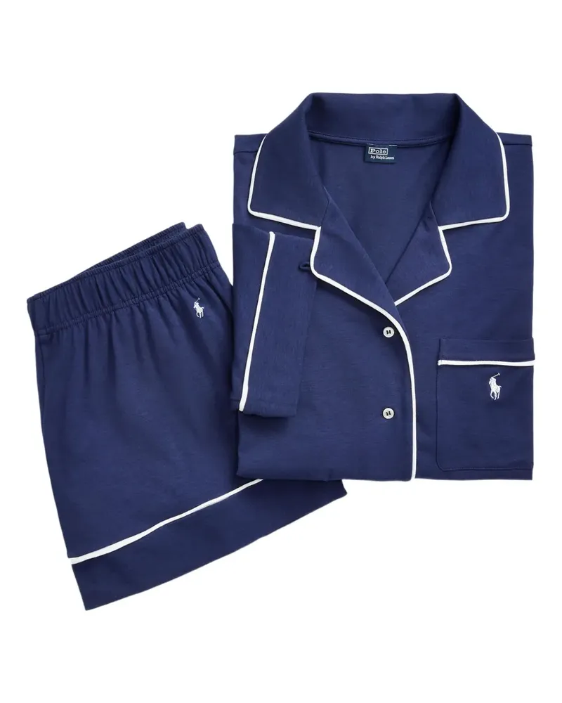 Ralph Lauren Kurzärmeliger Pyjama - Blau Blau