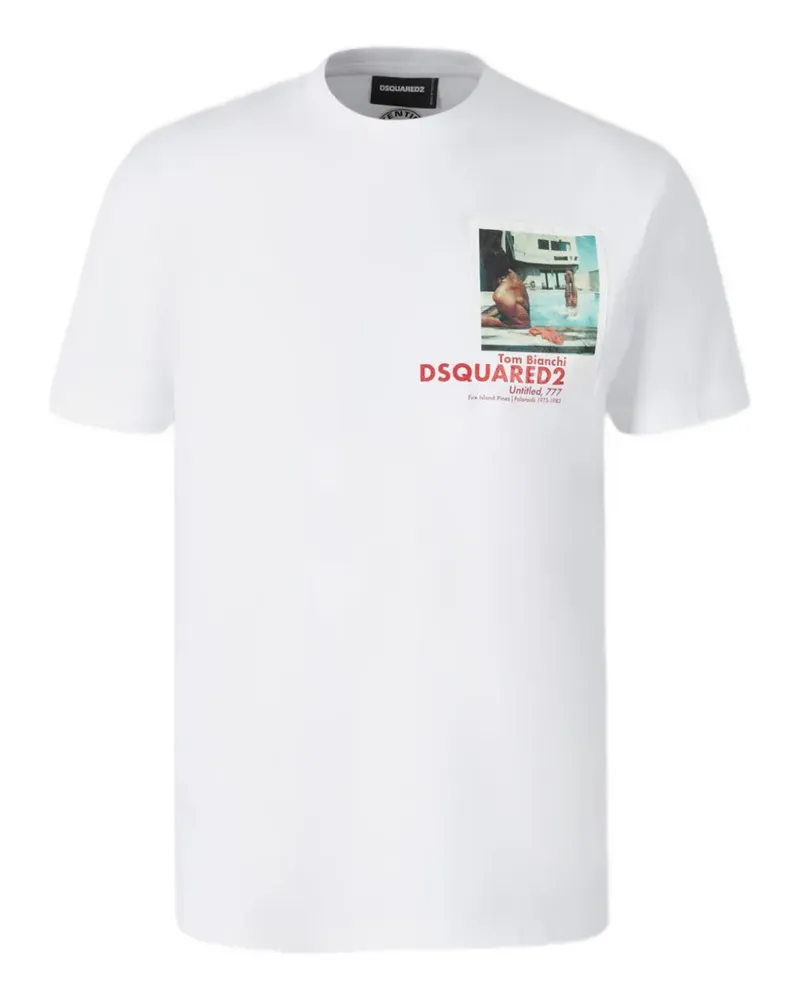 Dsquared2 graphic print T-shirt - Weiß Weiß
