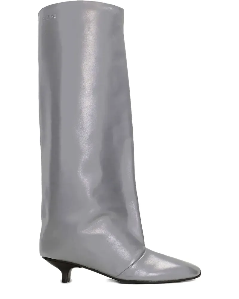 Vicini Kniehohe Sloane Stiefel - Grau Grau