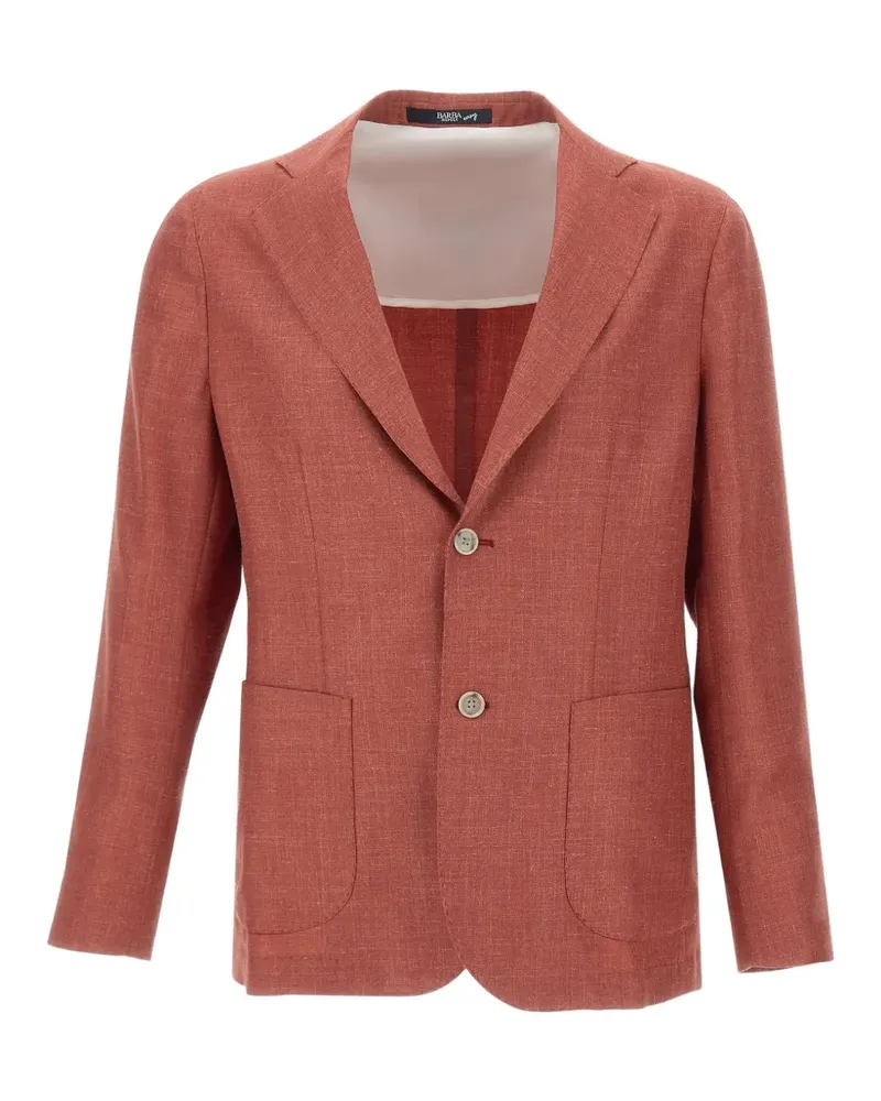BARBA Easy J Mono lapel blazer - Rot Rot